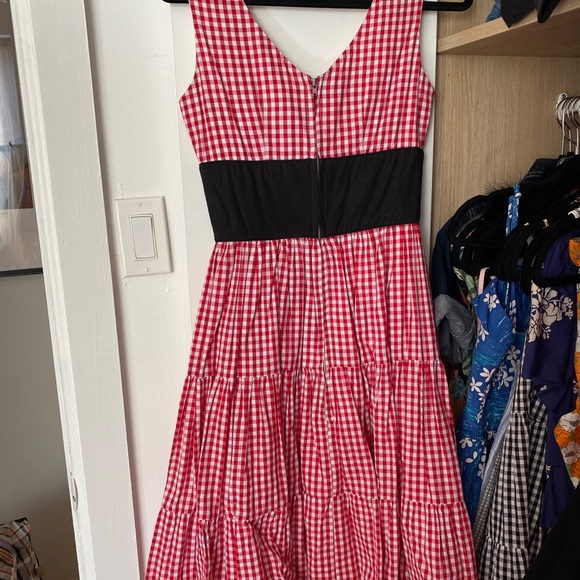 Trashy Diva 1950s style gingham dress Norma Jean - Picture 5 of 7